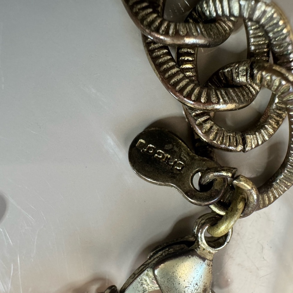 Carnelian Agate Brown and Gold Chunky Chico’s Natural Stone Necklace - Picture 12 of 12